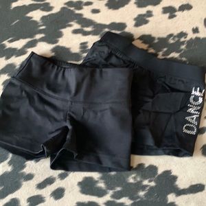 Set of dance shorts